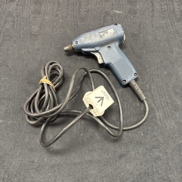 Vintage Ok Industries wire wrapping tool with military crows foot plug.