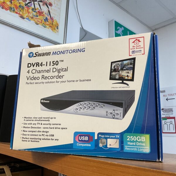 Black Swann CCTV DVR recorder for home security system.