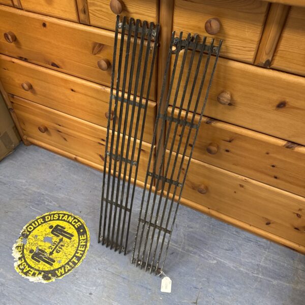 Vintage car grille, approximately 33 inches long, front view.