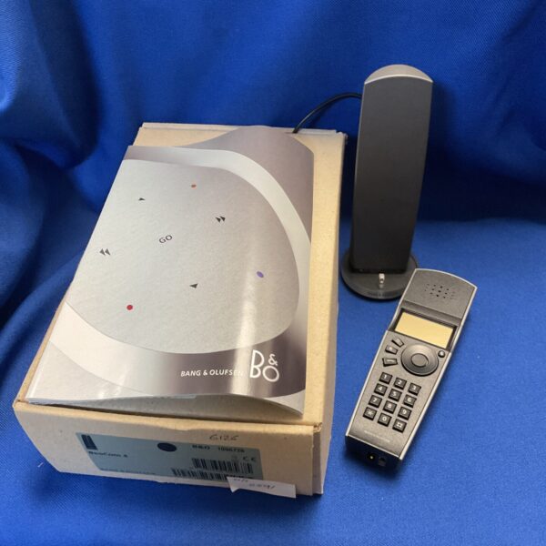 Vintage Bang & Olufsen Beocom 4 cordless phone in silver.