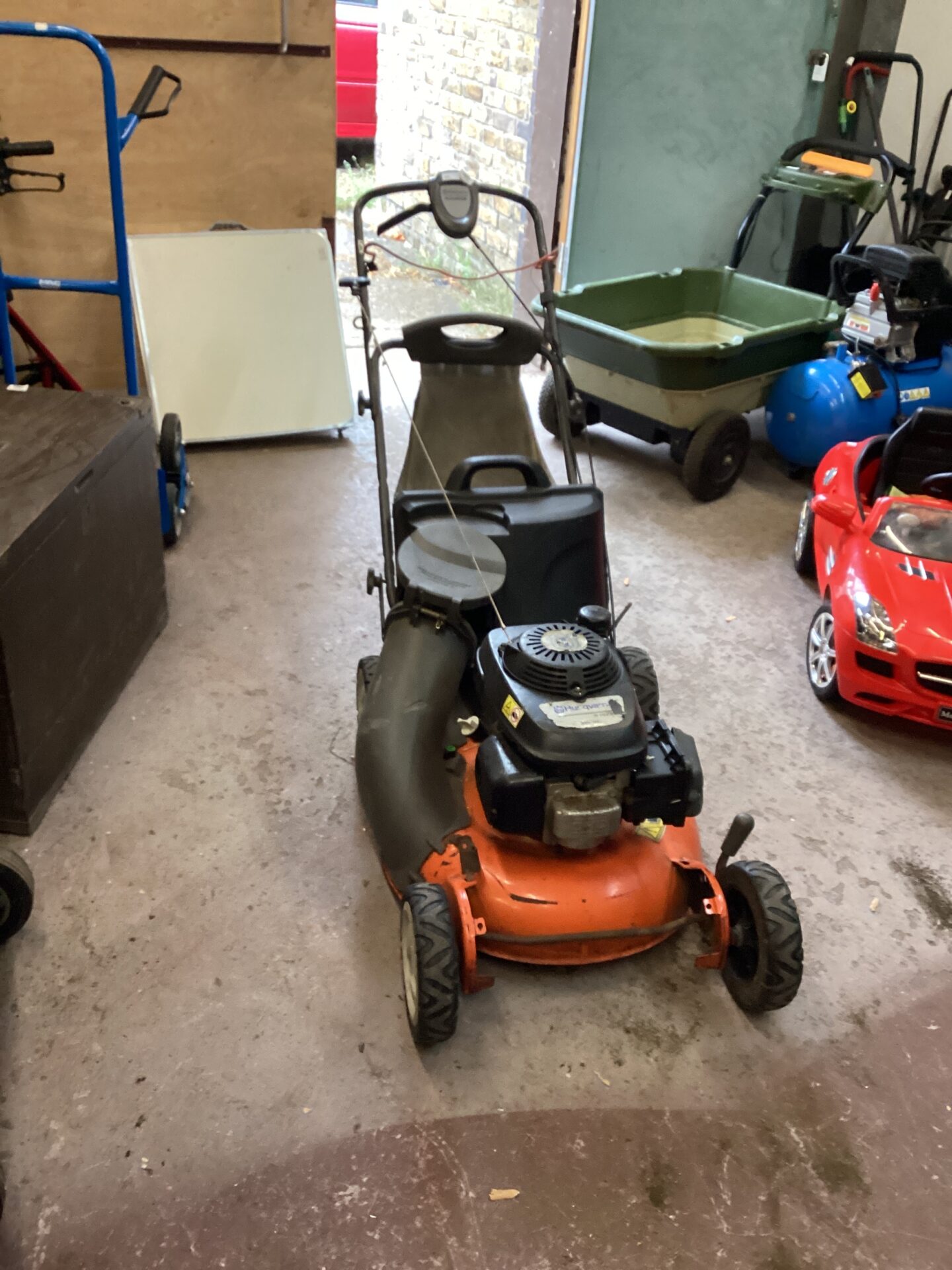1040 Husqvarna Autowalk petrol lawn mower tested and working