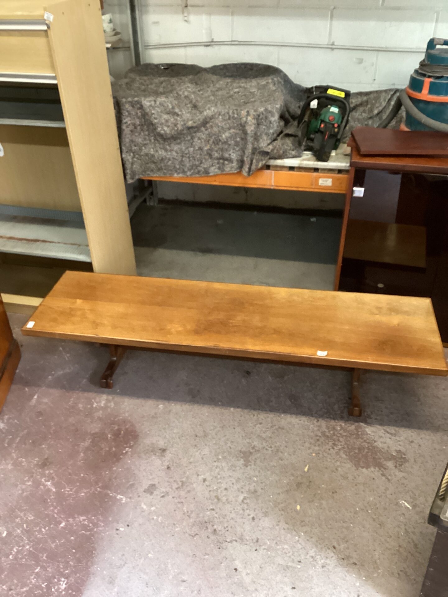 1048 Long Oak Coffee Table 72”x 20”x16”