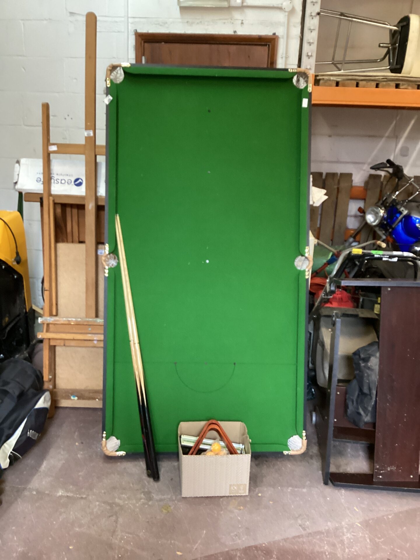 1038 Half Size Snooker Table with all accessories inc Cues and Balls