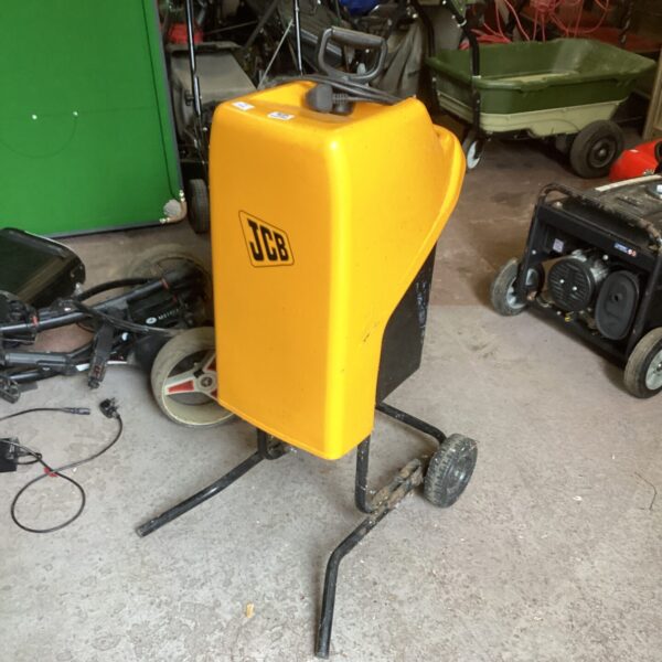 Used JCB garden shredder for reducing garden waste efficiently.