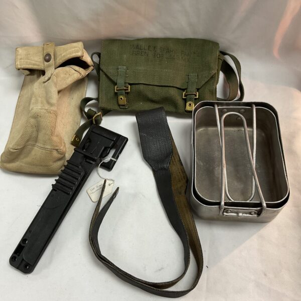 British Bren gun tool case and military kit collection.