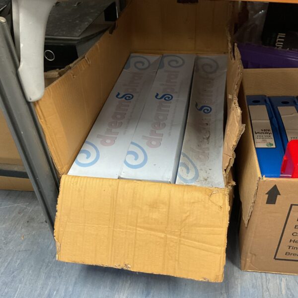 Box of six large dream spirals for crafting projects.