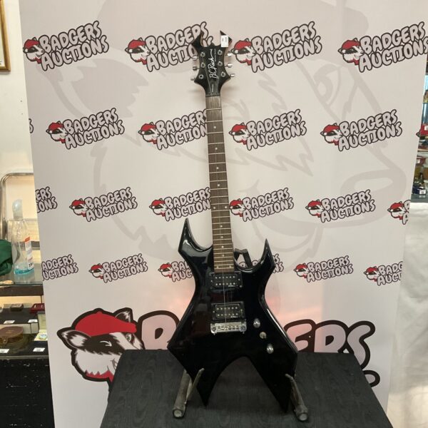 B C Rich Warlock electric guitar in bronze finish.