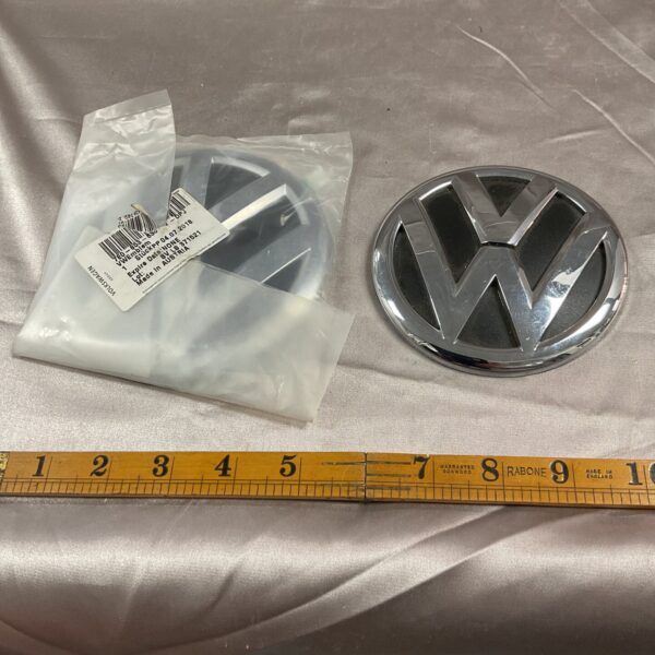 Vintage VW Van badge with iconic emblem for restoration