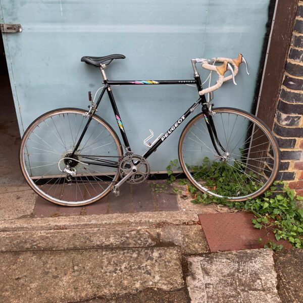 Vintage Peugeot Pantera racing bike in good condition.