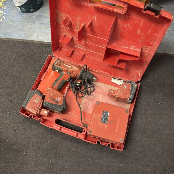 Hilti SF 144-3 cordless drill in open carry case.