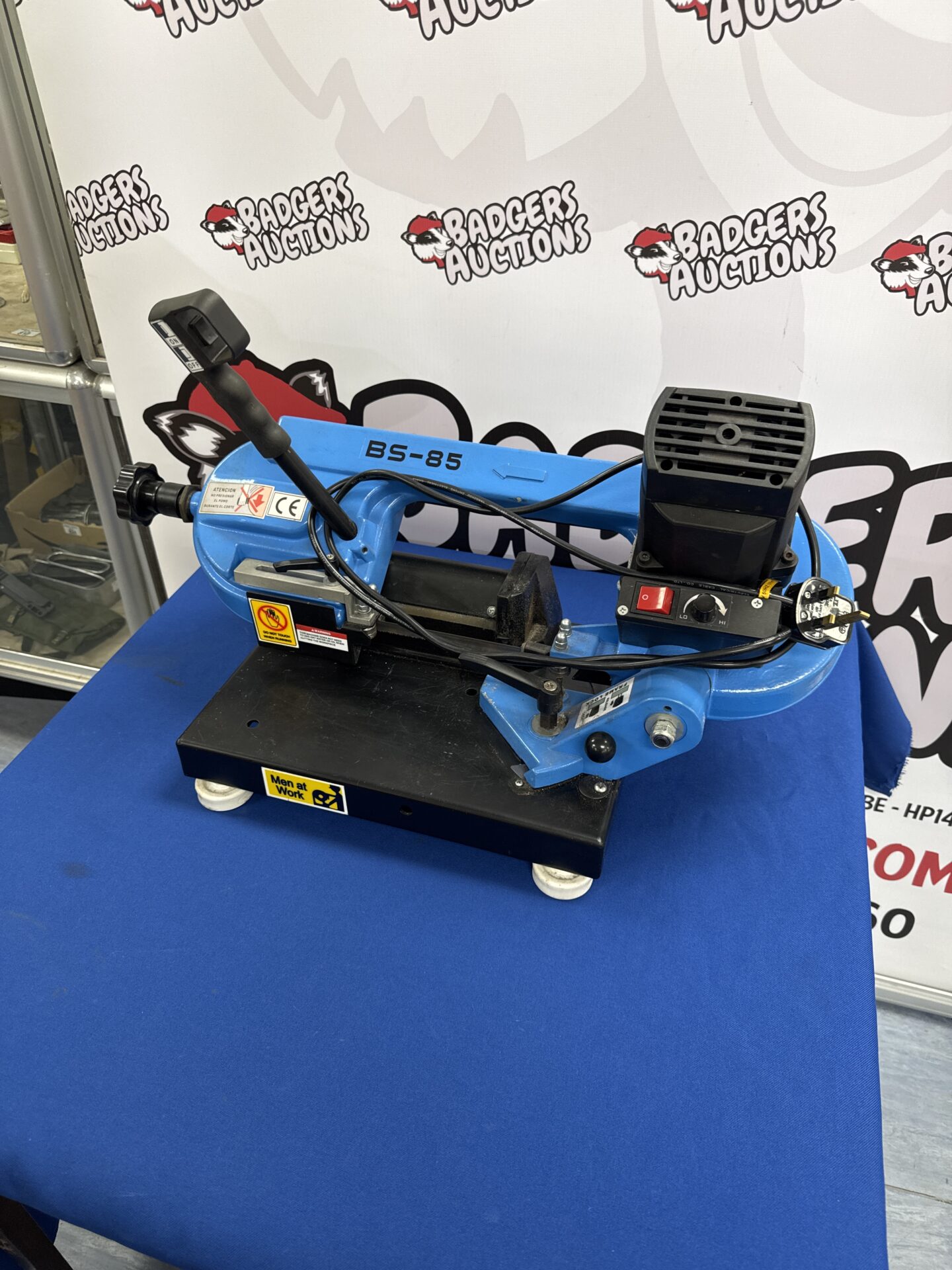 961 Bs-85 bandsaw – working with new blade