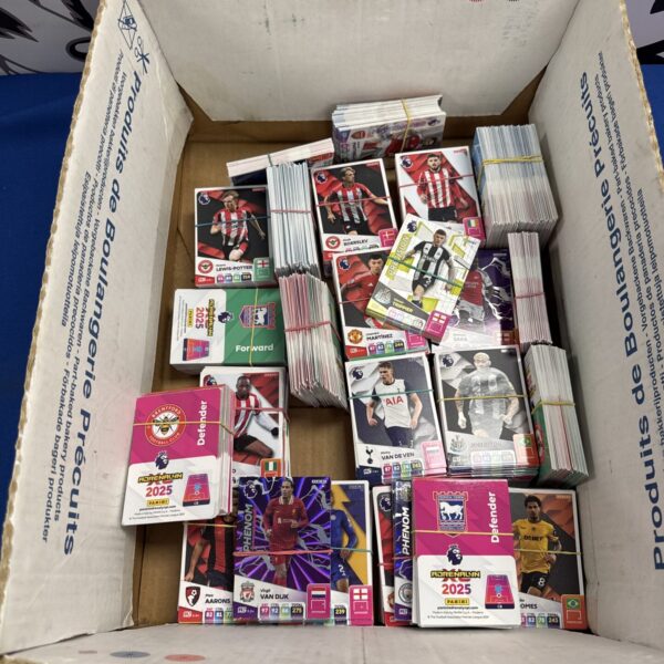 Large job lot of Panini Adrenalin 2025 football trading cards.