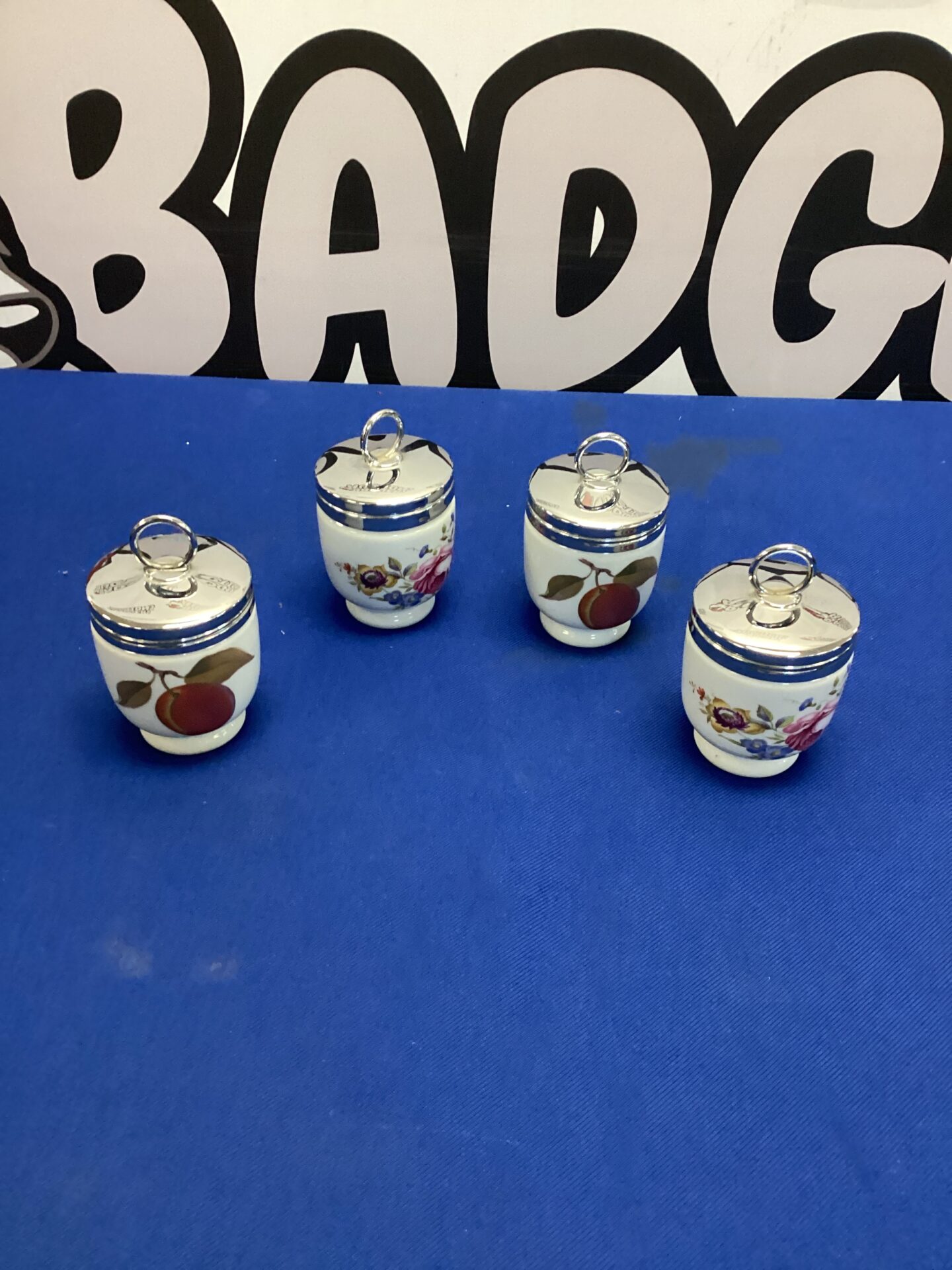 288 Four Royal Worcester Egg Coddlers