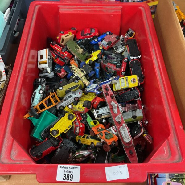 Mixed lot of vintage and modern diecast model cars for collectors.