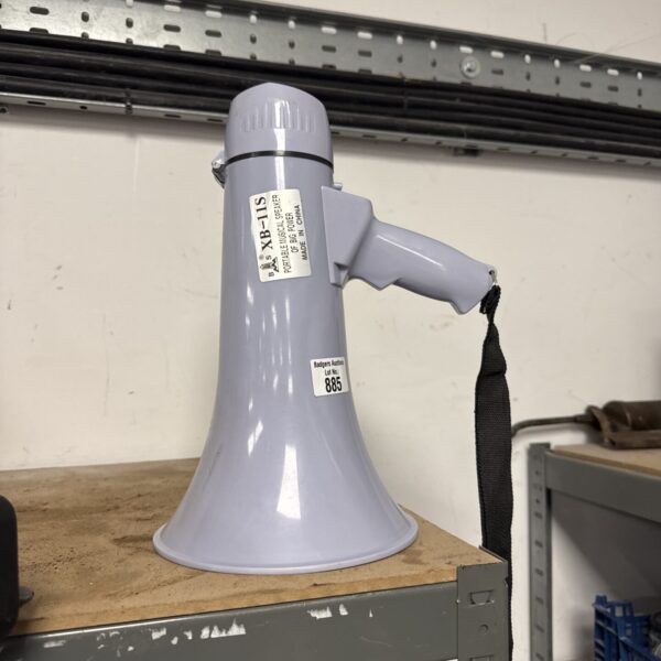 Vintage Xb-11s megaphone, classic handheld public address system.