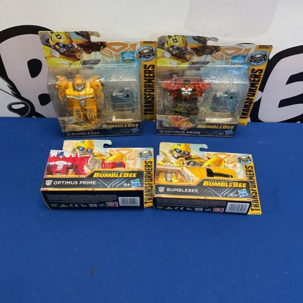 New Hasbro Transformers lot of four action figures.