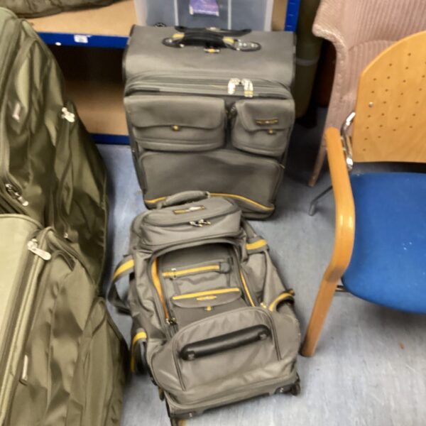 Polo Ralph Lauren suitcase set, designer travel luggage.