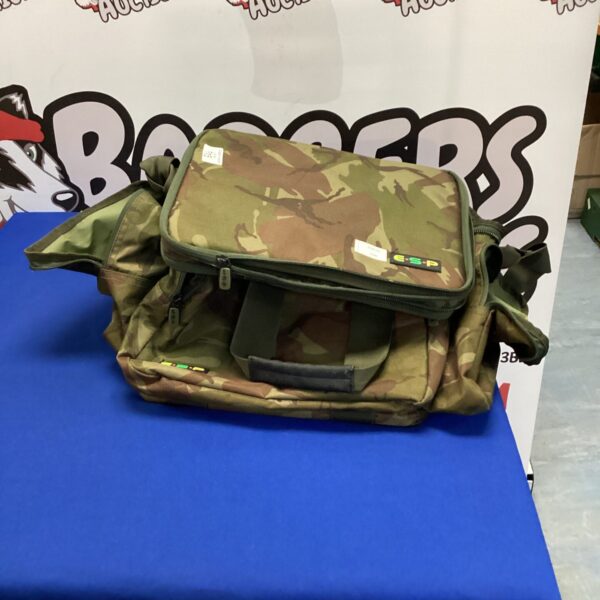 ESP camouflage fishing bag for carrying tackle.