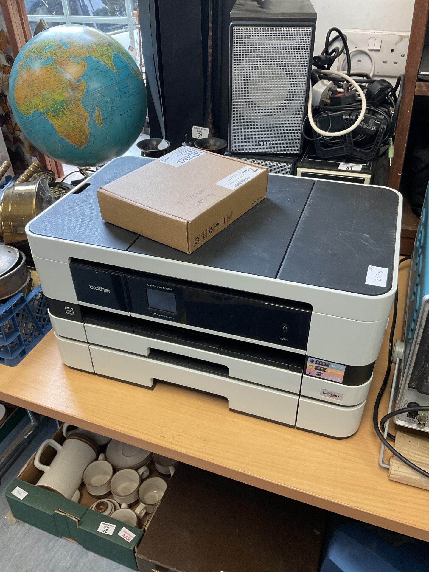 082 Brother mfc-j4610dw wifi printer with ink