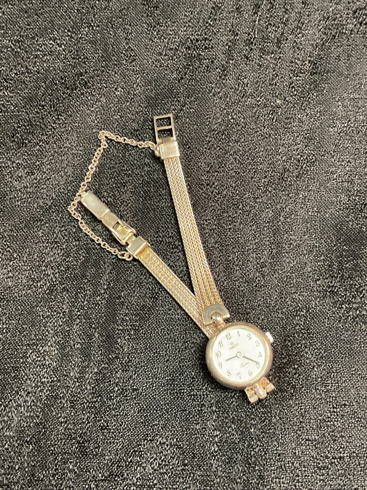 768 925 Silver Verity Ladies wristwatch and bracelet strap