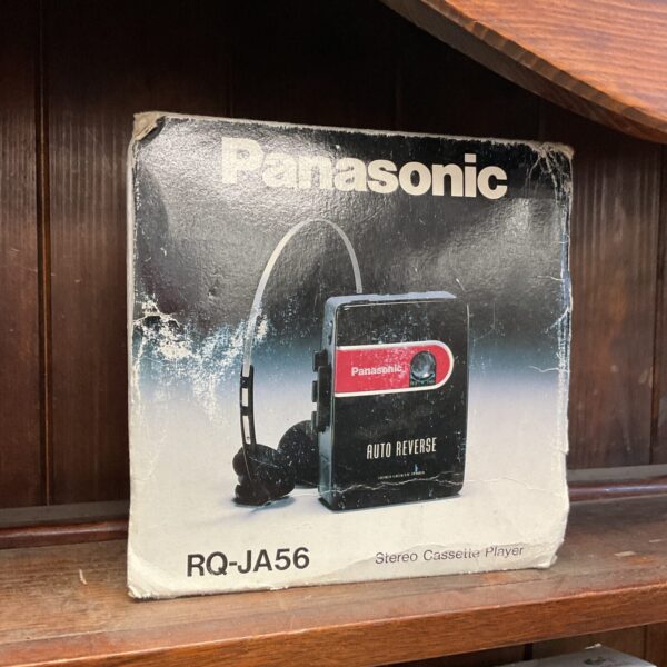 Vintage Panasonic RQ-JA56 Walkman cassette player in used condition.