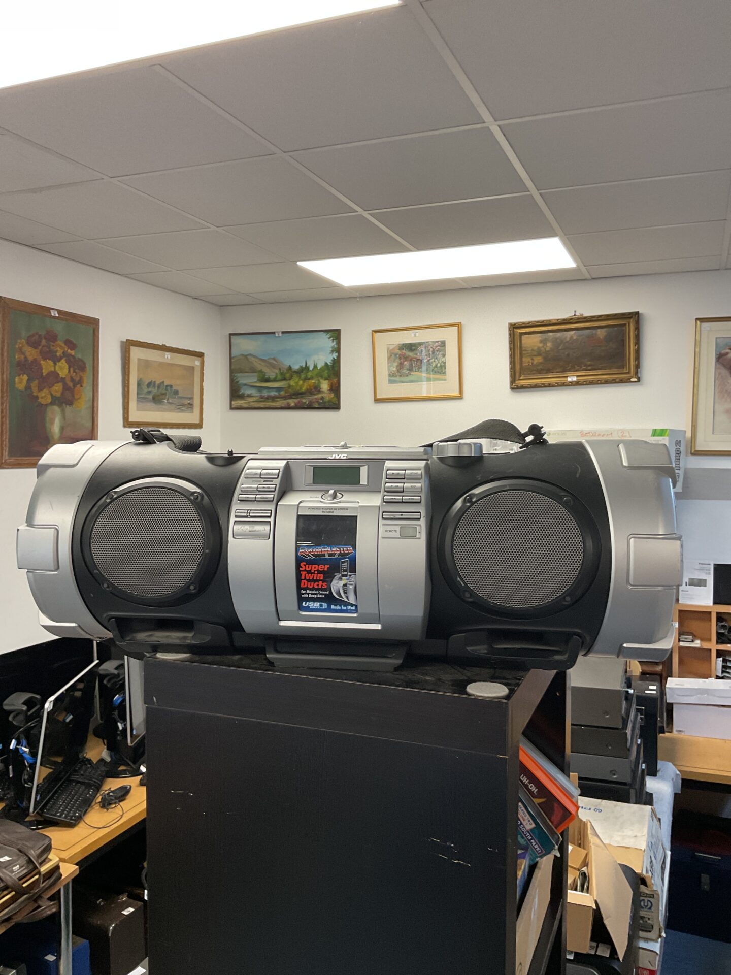 156 Jvc rv-nb50 boomblaster boombox