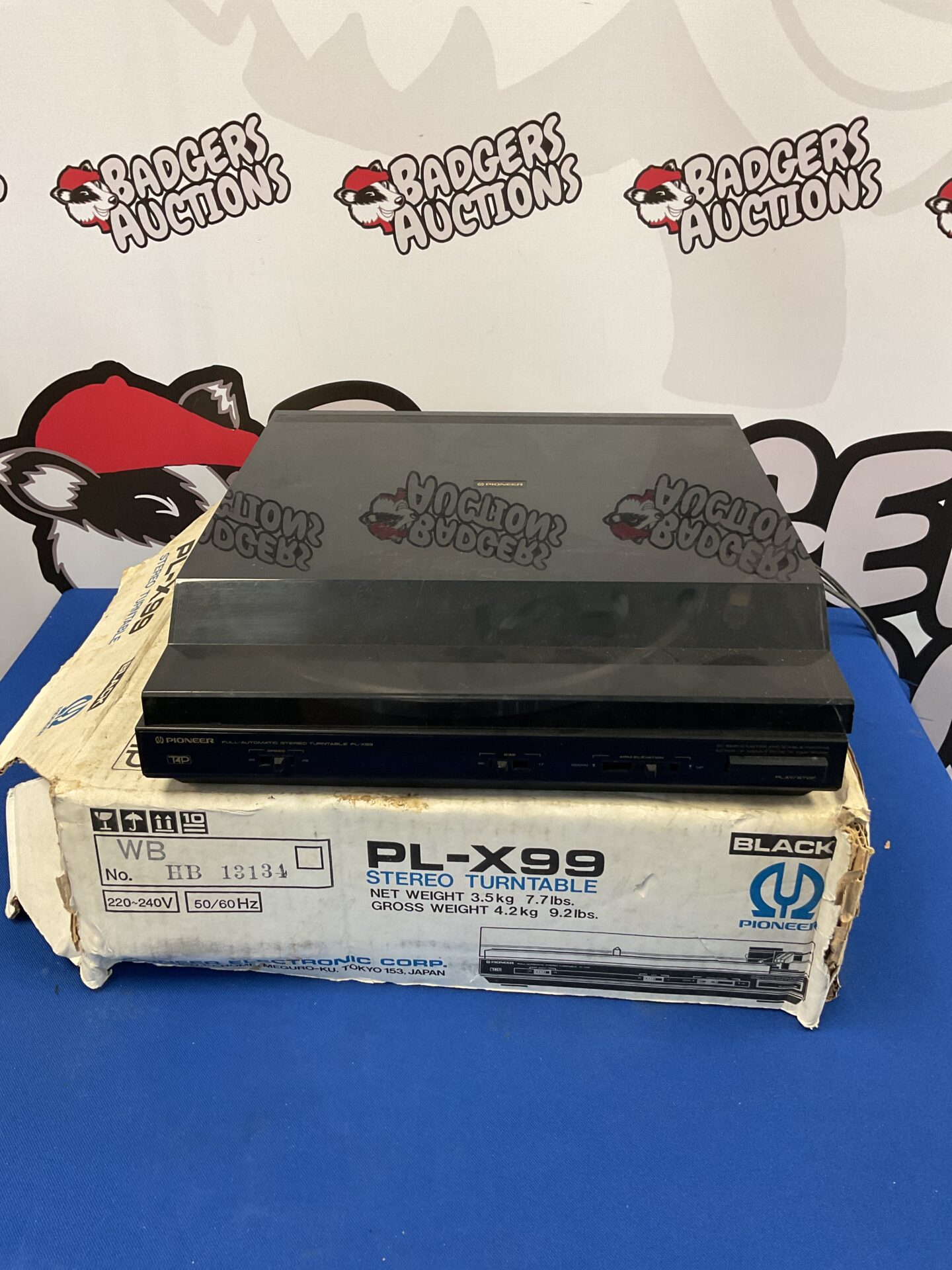 165 Pioneer pl-x99 turntable record player