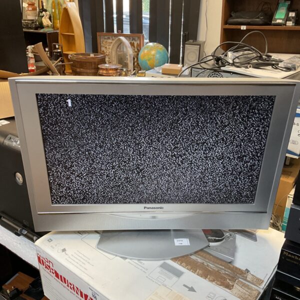 Vintage Panasonic TX-22LT3 LCD television in used condition.