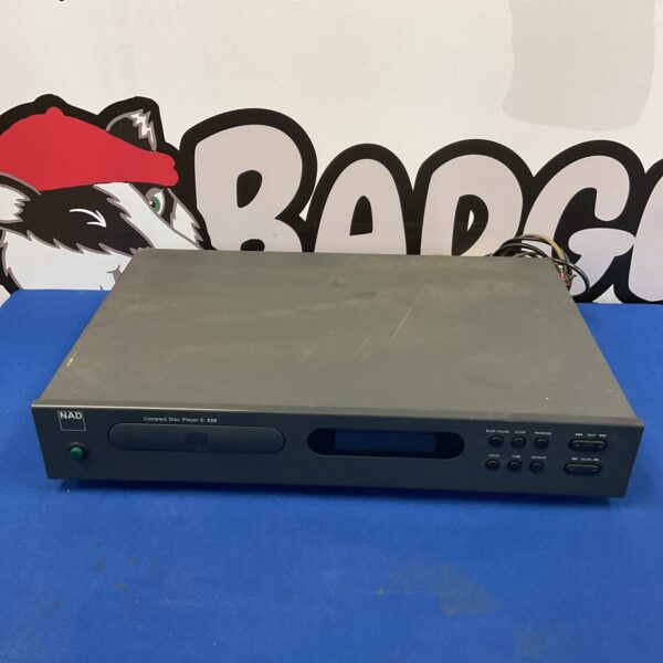 Vintage NAD C 520 CD player, front view, audio equipment.