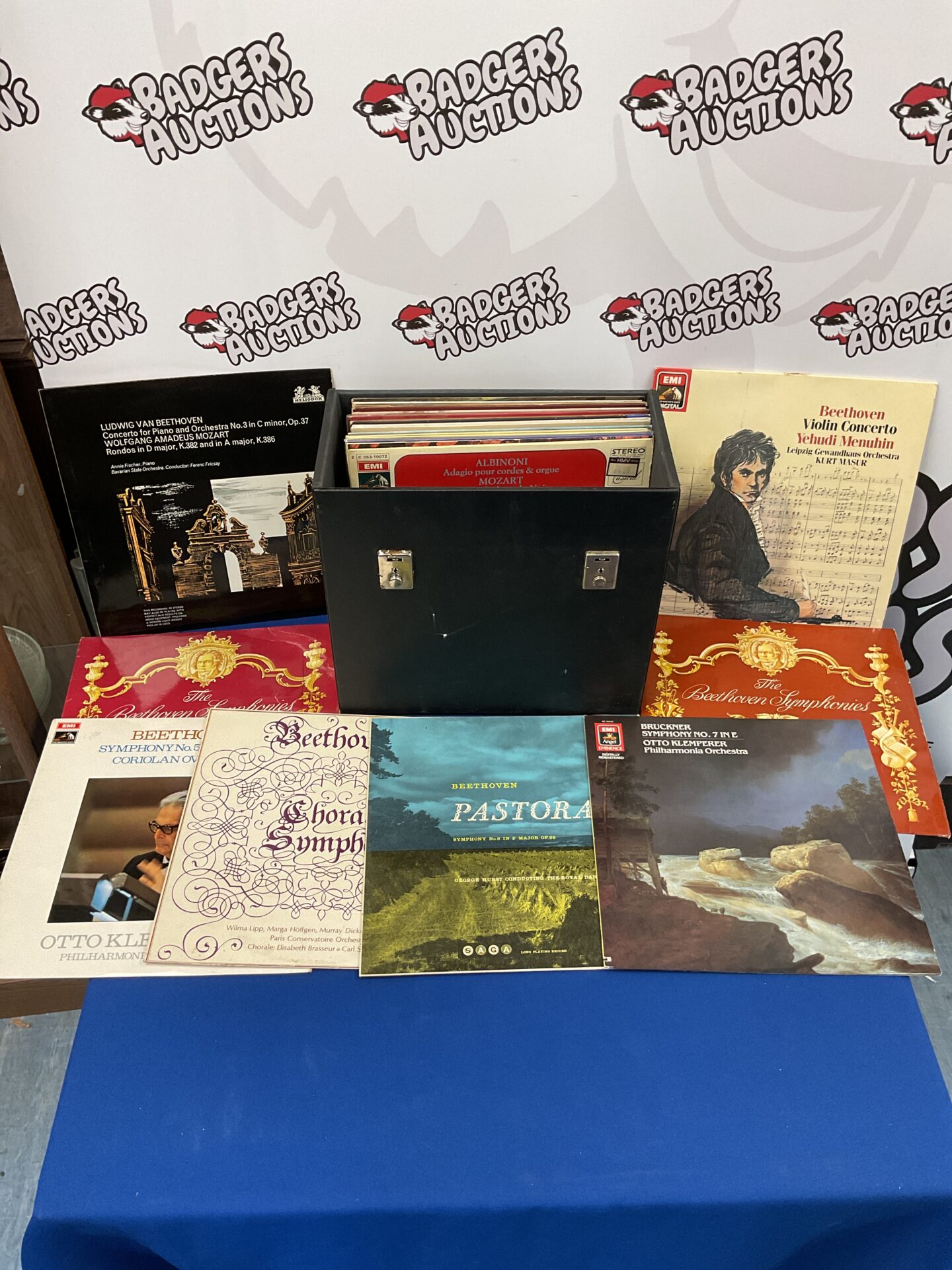 129 Case of classical 12” vinyl records