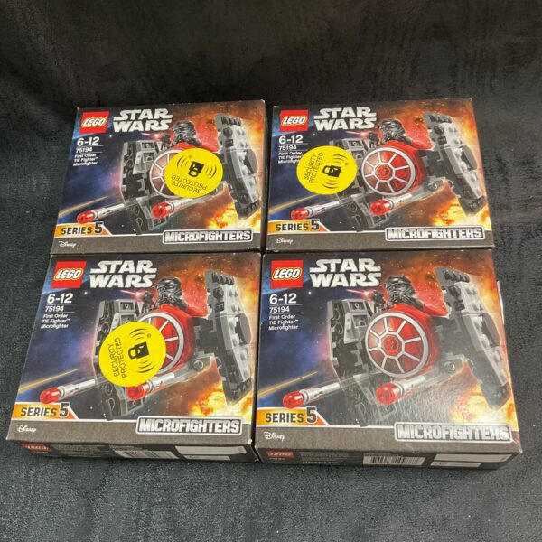 Sealed Lego Star Wars Microfighters Series 5 lot of four.
