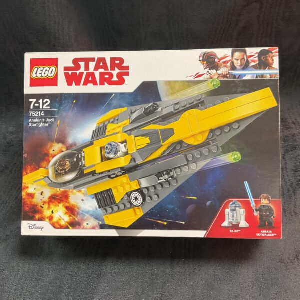 New sealed Lego Star Wars 75214 Anakin’s Jedi Starfighter box.