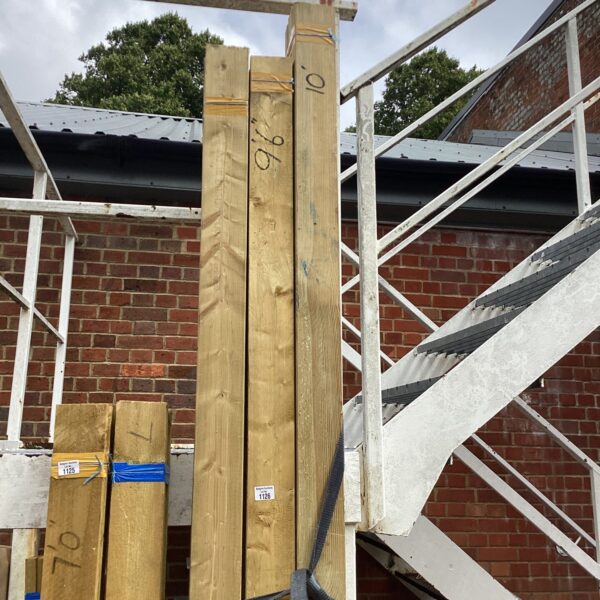 Untreated timber bundles for construction and DIY projects.