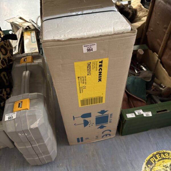 New boxed Tecnik tke531/2 cooker hood for kitchen ventilation.