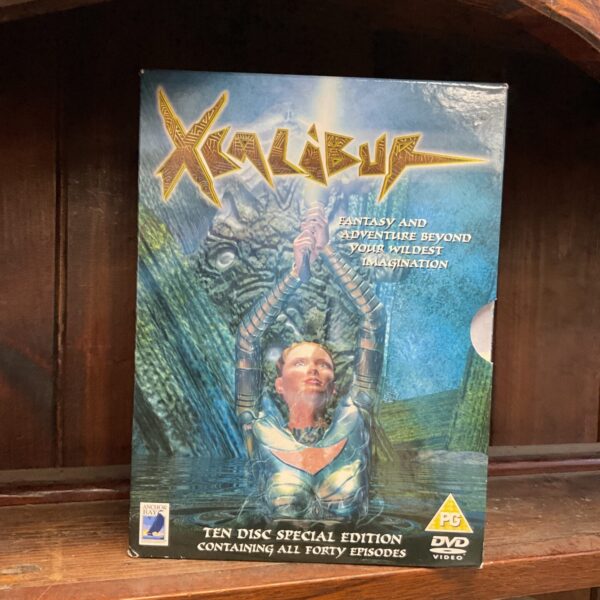 Xcalubur DVD boxset front cover, ten disc special edition.