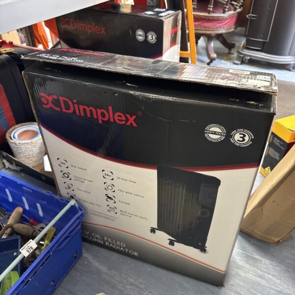 Dimplex 2kw oil filled radiator in original packaging.