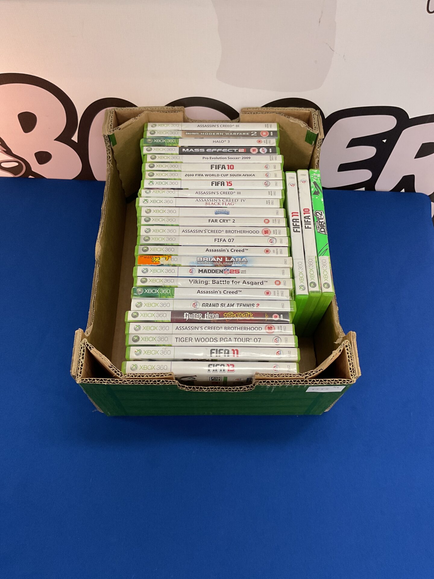 186 Quantity of xbox 360 games inc fifa