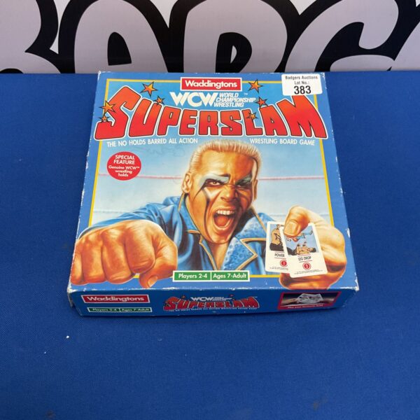 Retro Waddingtons WCW Superslam board game in good condition.