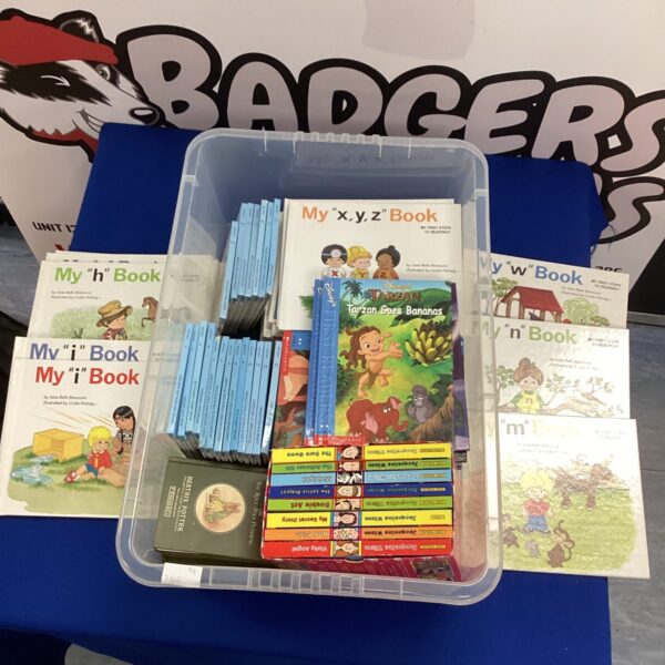 Large lot of childrens books including Disney titles for young readers.