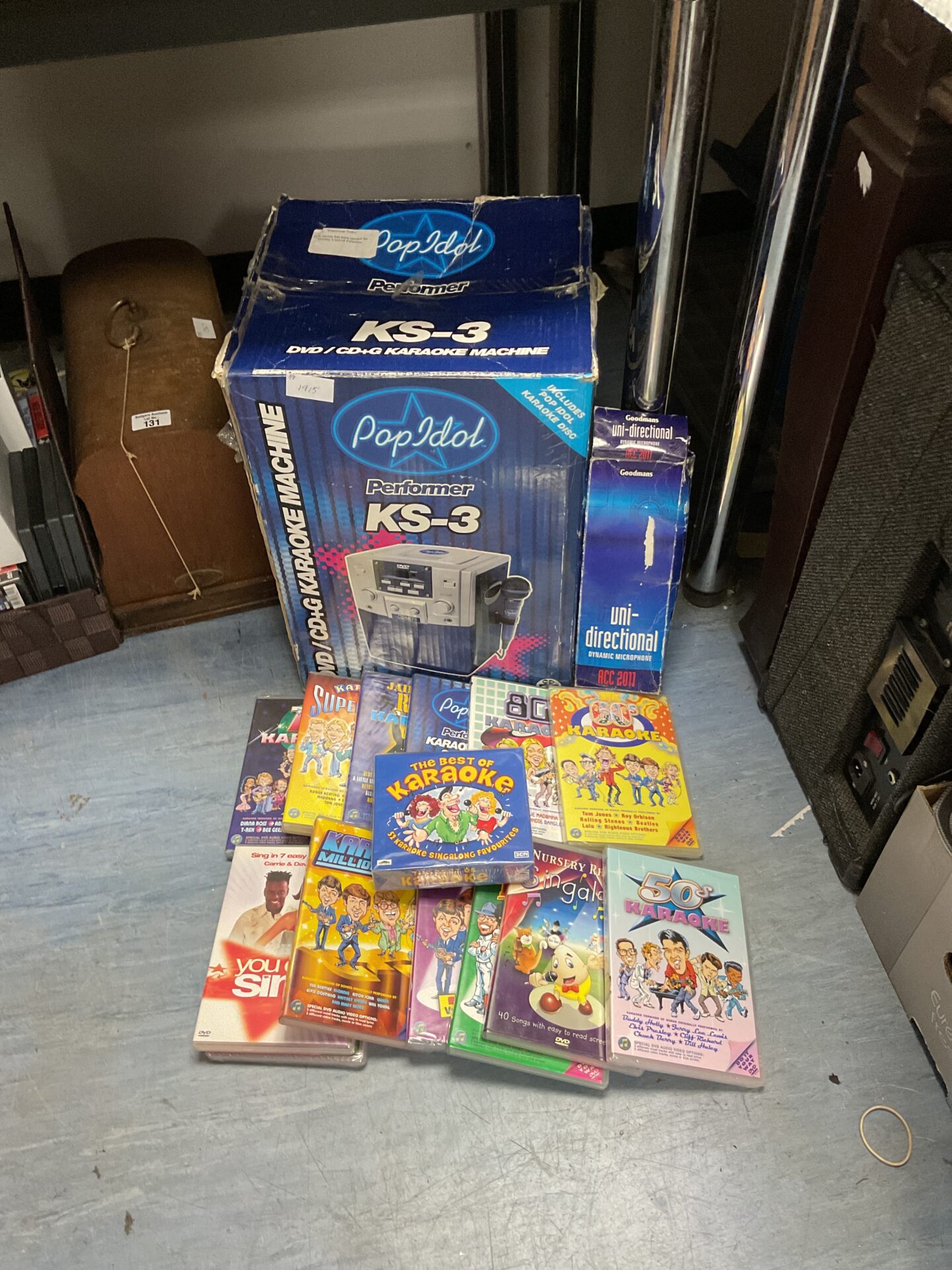 130 Pop idol performer dvd cd karaoke machine
