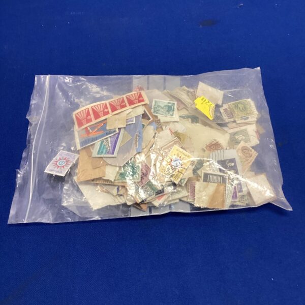 Mixed lot of vintage stamps for collectors and philately enthusiasts.