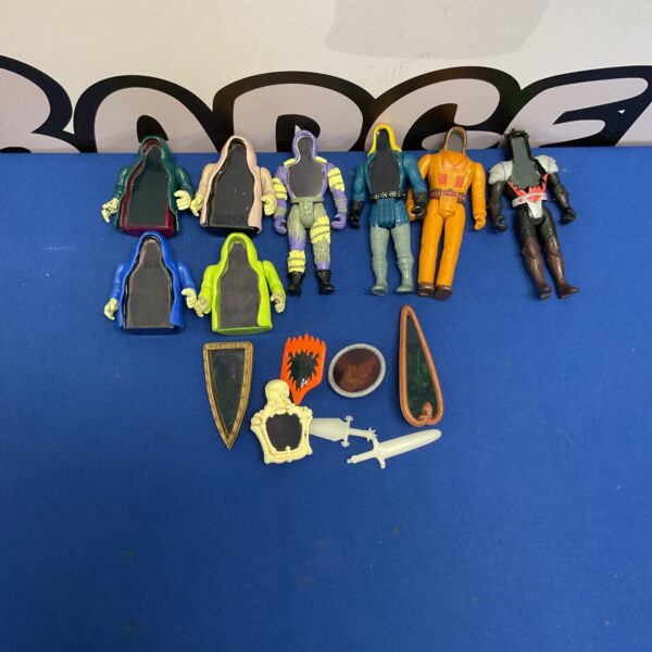 Vintage Tonka Super Naturals figures lot, collectible monster toys.