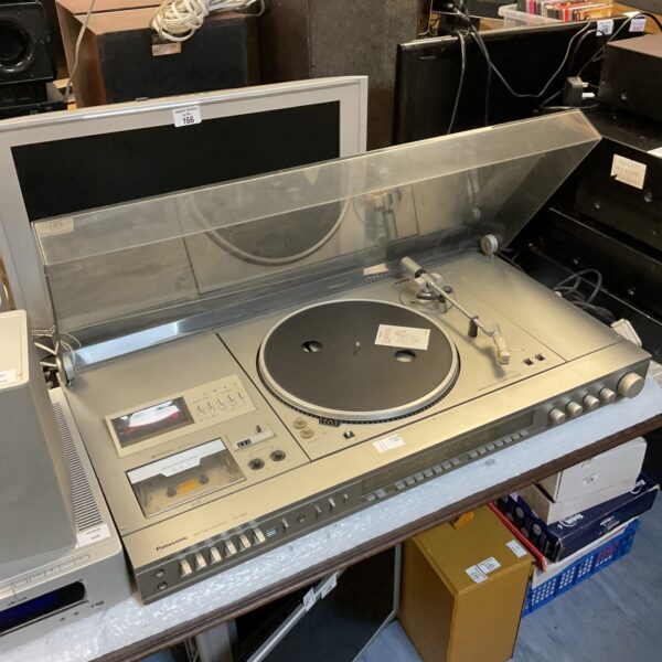 Vintage Panasonic SG-5000 music centre with cassette player and turntable.