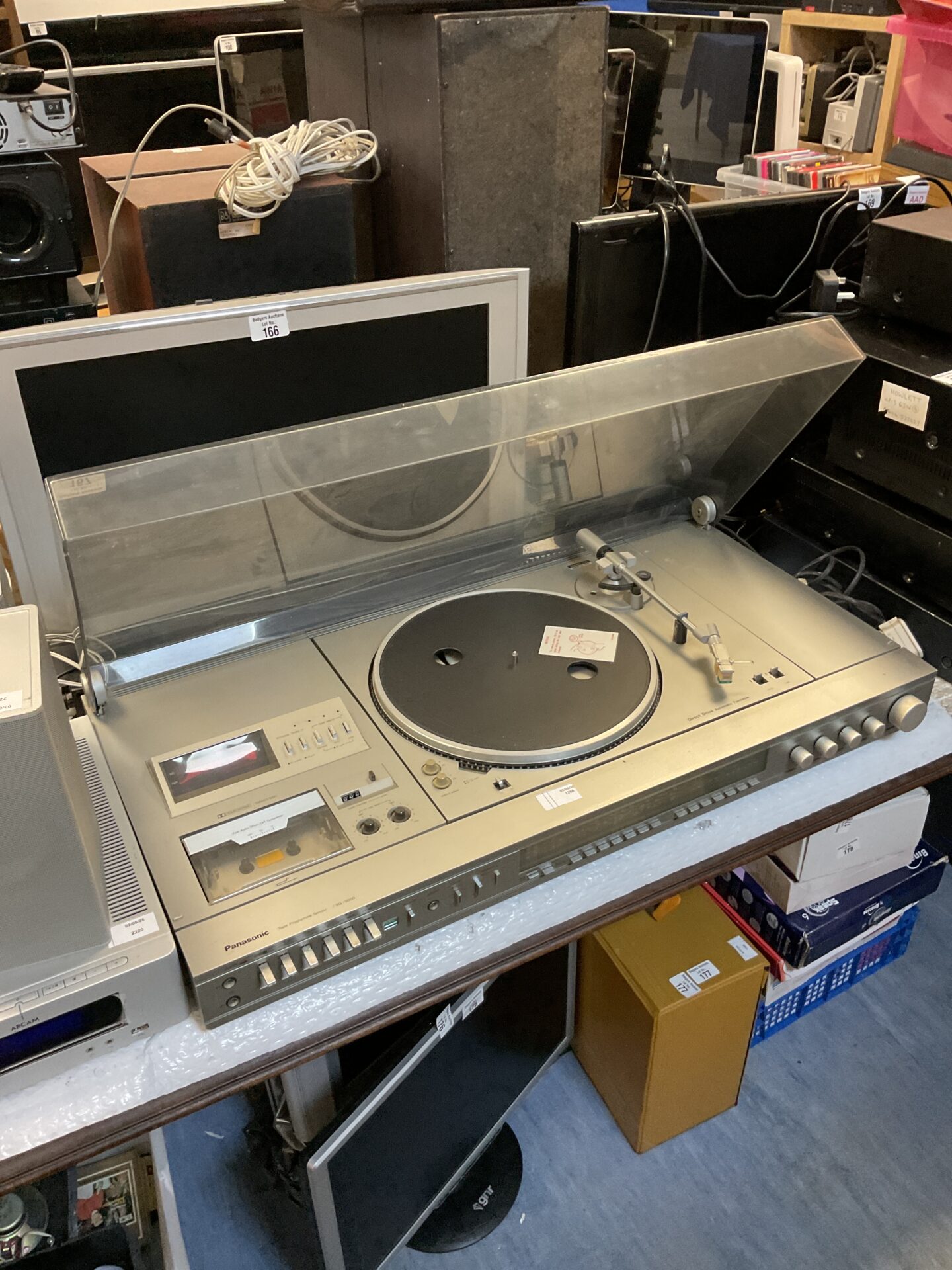 167 Panasonic sg-5000 music centre with cassette & turntable