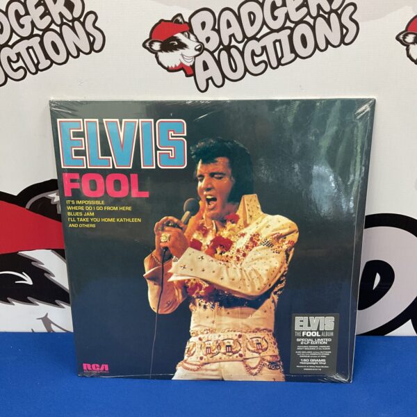 Sealed Elvis Presley The Fool album limited edition vinyl record.