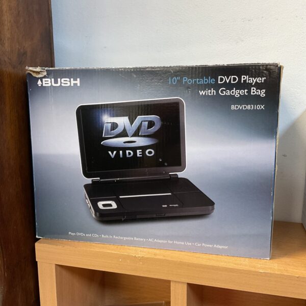 Bush 10 inch portable DVD player BVD8310X for on-the-go entertainment.