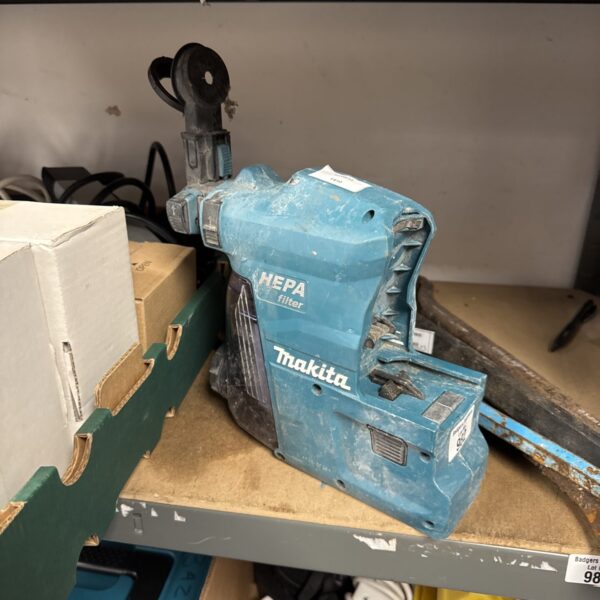 Used Makita DX08 dust extractor body for workshop dust collection.