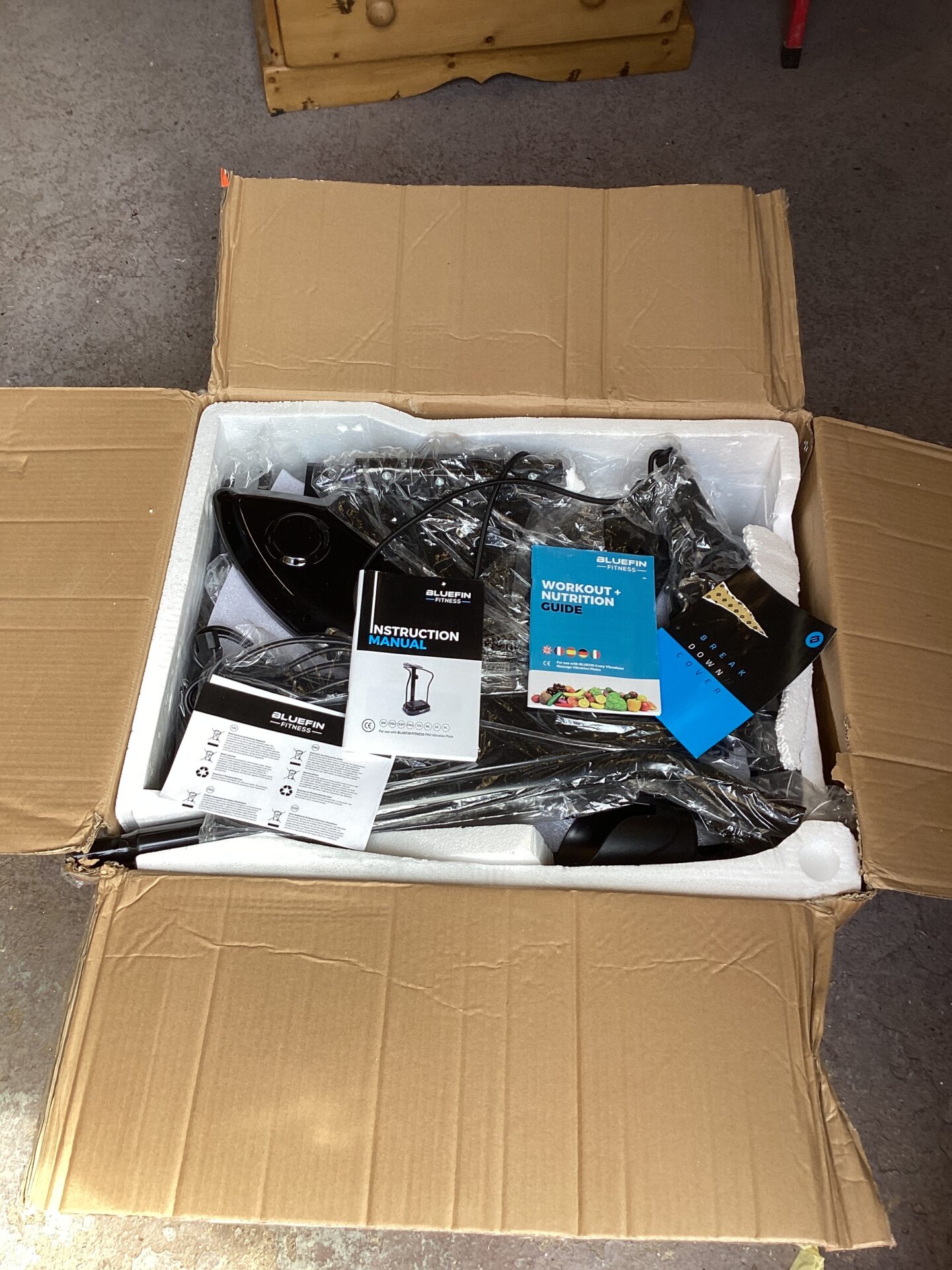 1144 Bluefin Fitness Machine in box