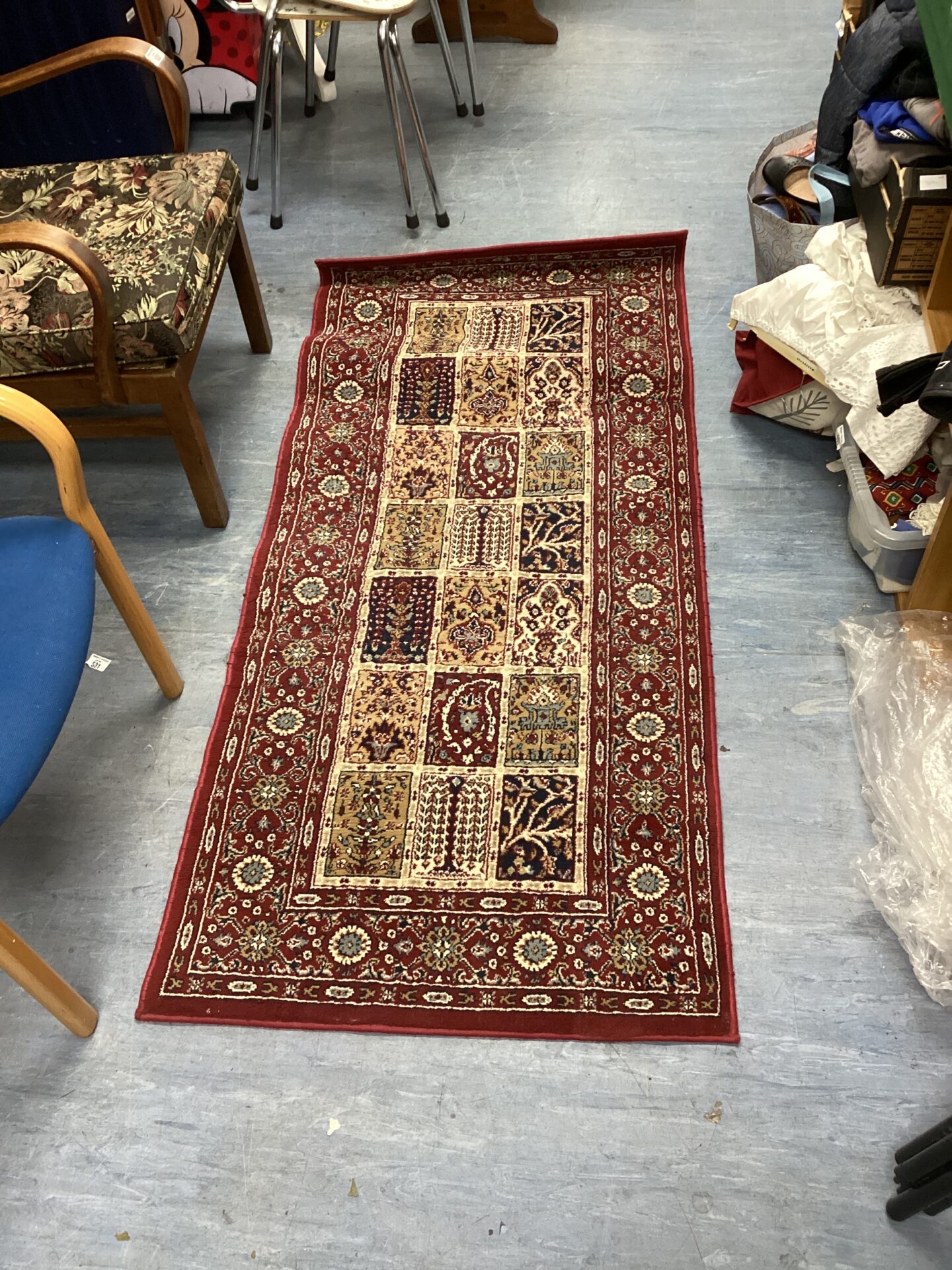 539 Ikea valby ruta rug 80x180cm