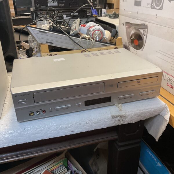 Digilogic DVD VHS combo recorder player in used condition.